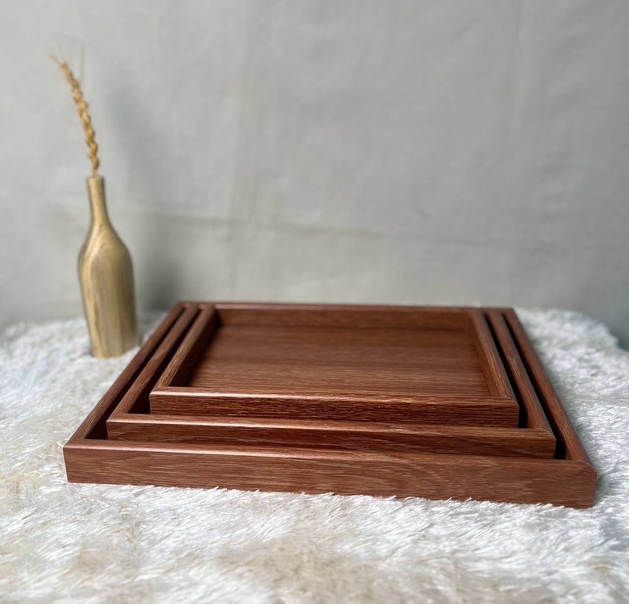 سینی چوبی سه سایز